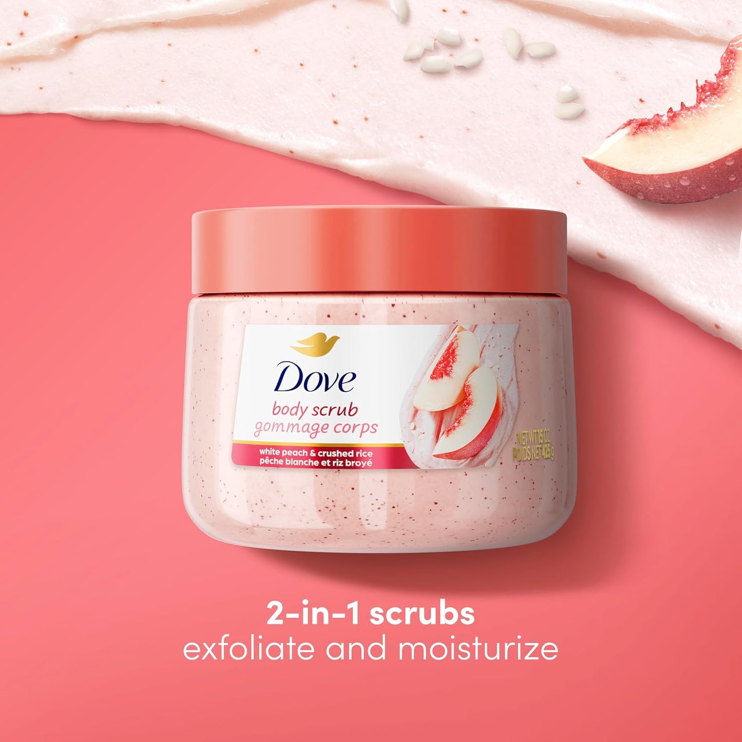 Dove Exfoliating Body Scrub - Choose Your Scent 15 oz