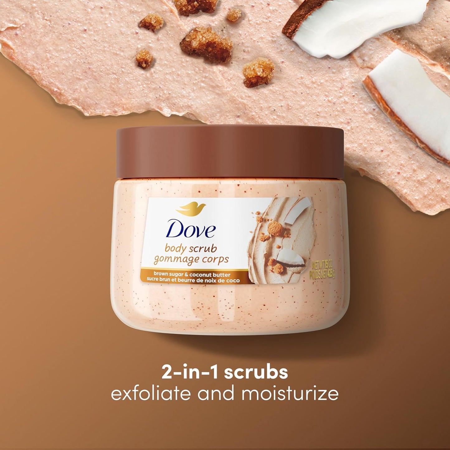 Dove Exfoliating Body Scrub - Choose Your Scent 15 oz