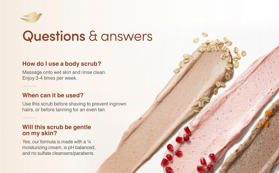 Dove Exfoliating Body Scrub - Choose Your Scent 15 oz