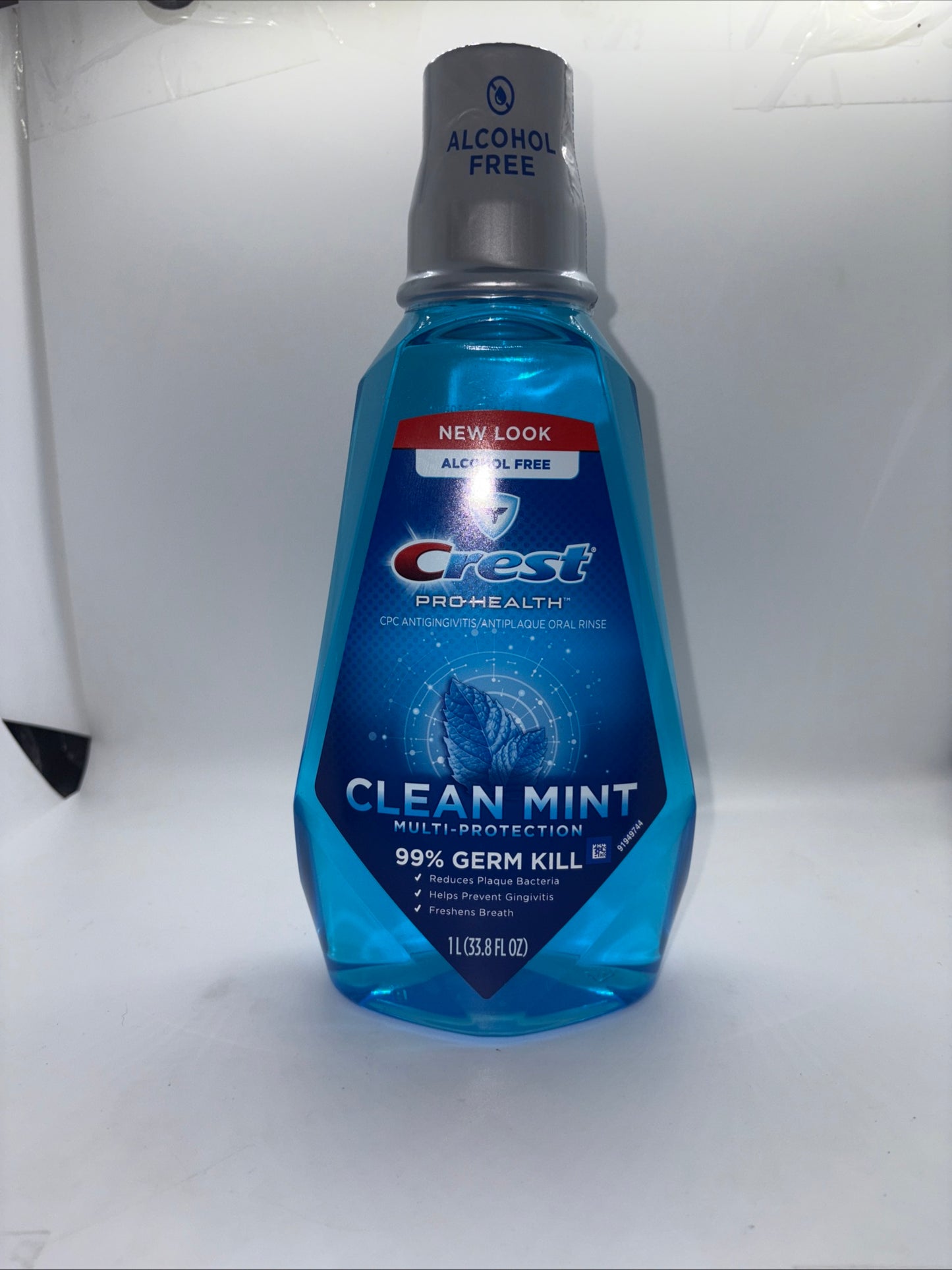 Crest Pro-Health Multi-Protection Mouthwash with CPC, Clean Mint - 1L (33.8 fl oz)