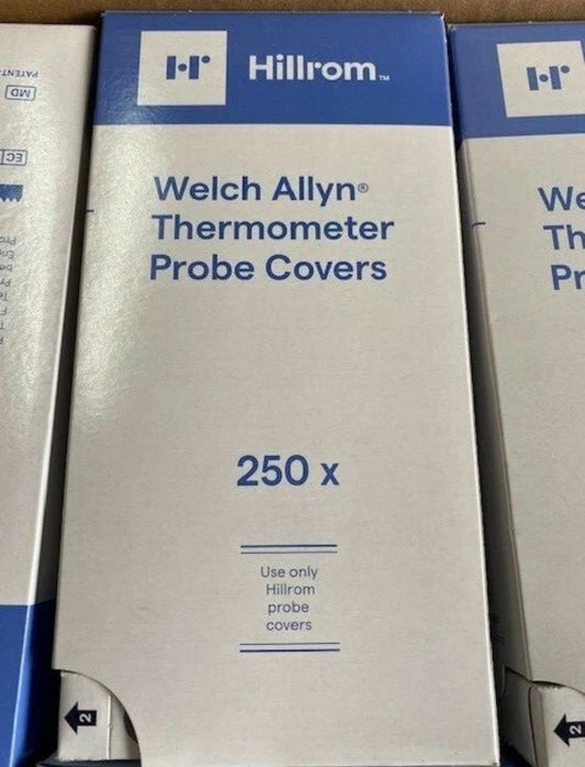 Hillrom WELCH ALLYN Digital Thermometer Disposable Probe Covers 250/BX 05031