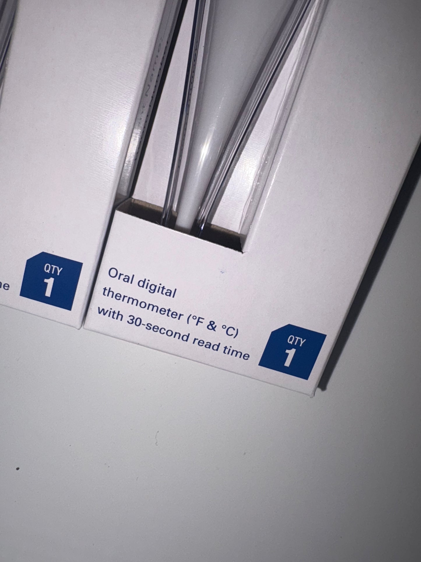 Medline Digital Oral Thermometer 2-Pack - 30-Second Read Time