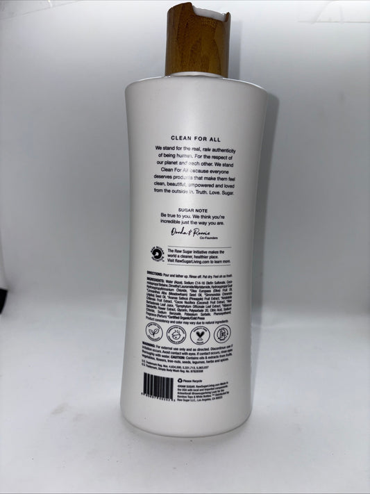 Raw Sugar Simply Body Wash - Pineapple + Maqui Berry + Coconut, 25 fl oz
