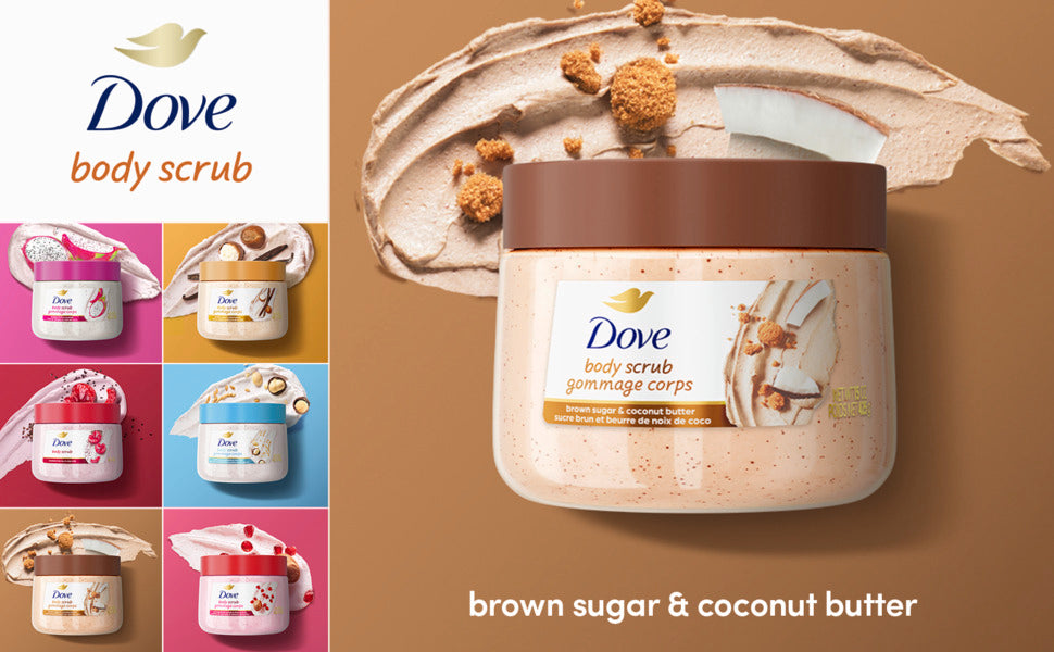 Dove Exfoliating Body Scrub - Choose Your Scent 15 oz