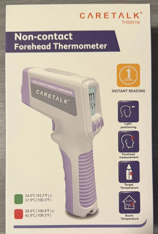 CareTalk Non-Contact Forehead Thermometer - Instant Reading TH5001N