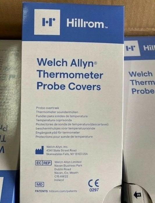 Hillrom WELCH ALLYN Digital Thermometer Disposable Probe Covers 250/BX 05031