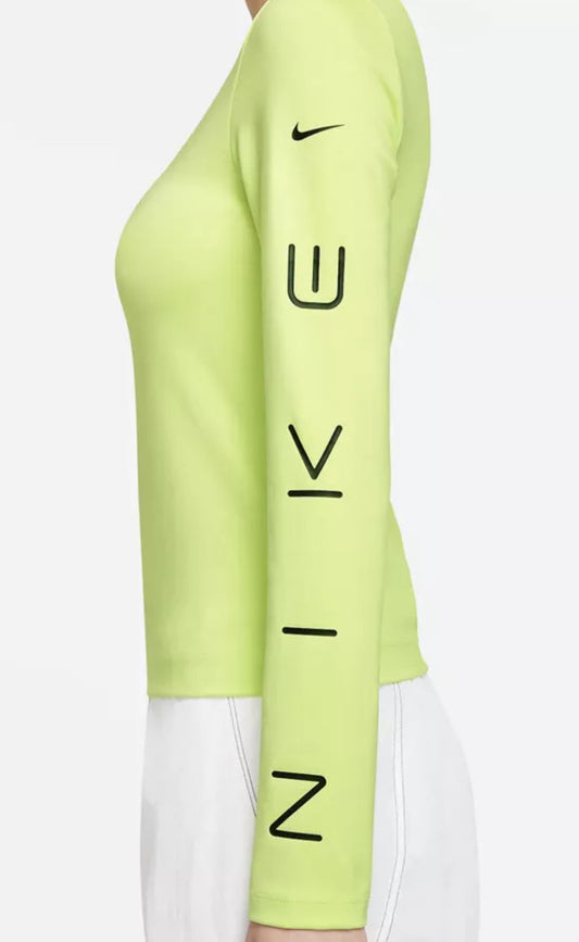 Women’s Nike Sportswear Asymmetrical Long-Sleeve Top - Choose Light Lemon Twist or Light Army